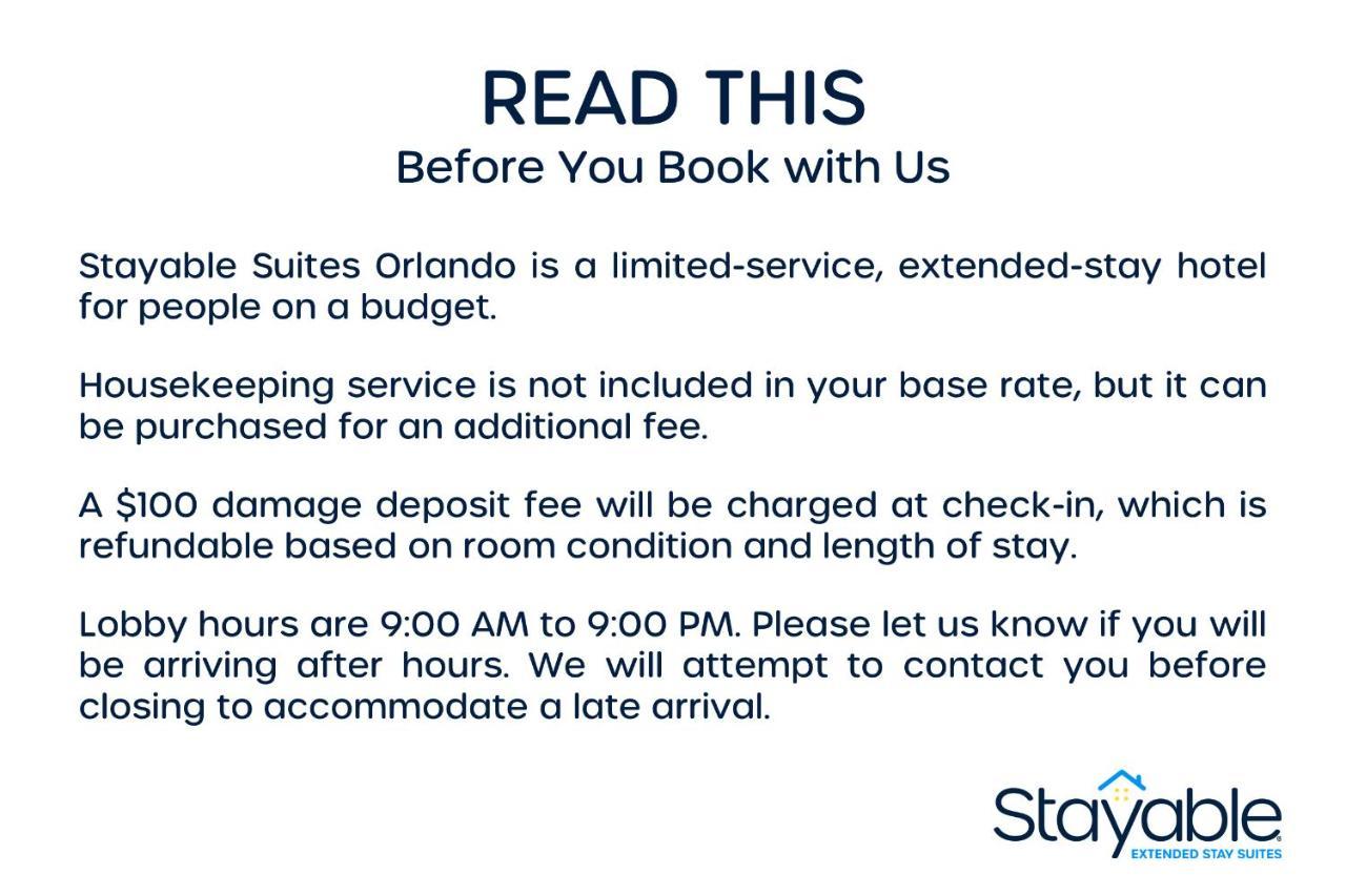 Stayable Suites Florida Mall Orlando Exterior foto